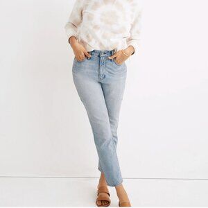 Madewell The Curvy Perfect Vintage Jean Light Wash High Rise Women's size 28